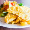Chicken Omelette & Chips
